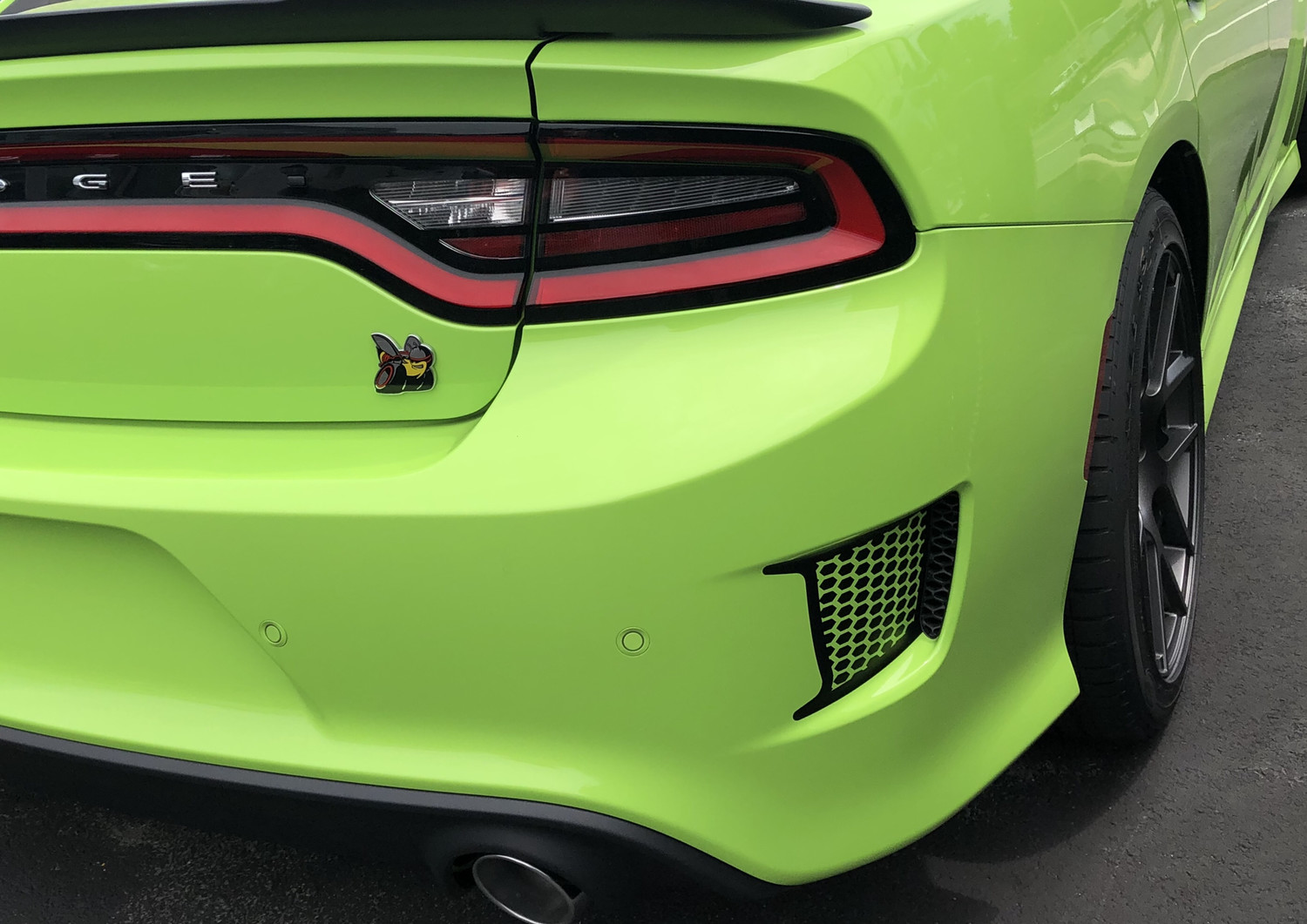 2015 - 2019 Dodge Charger SRT Hellcat Daytona RT Scat Pack Bumper Vent Blackout Graphics