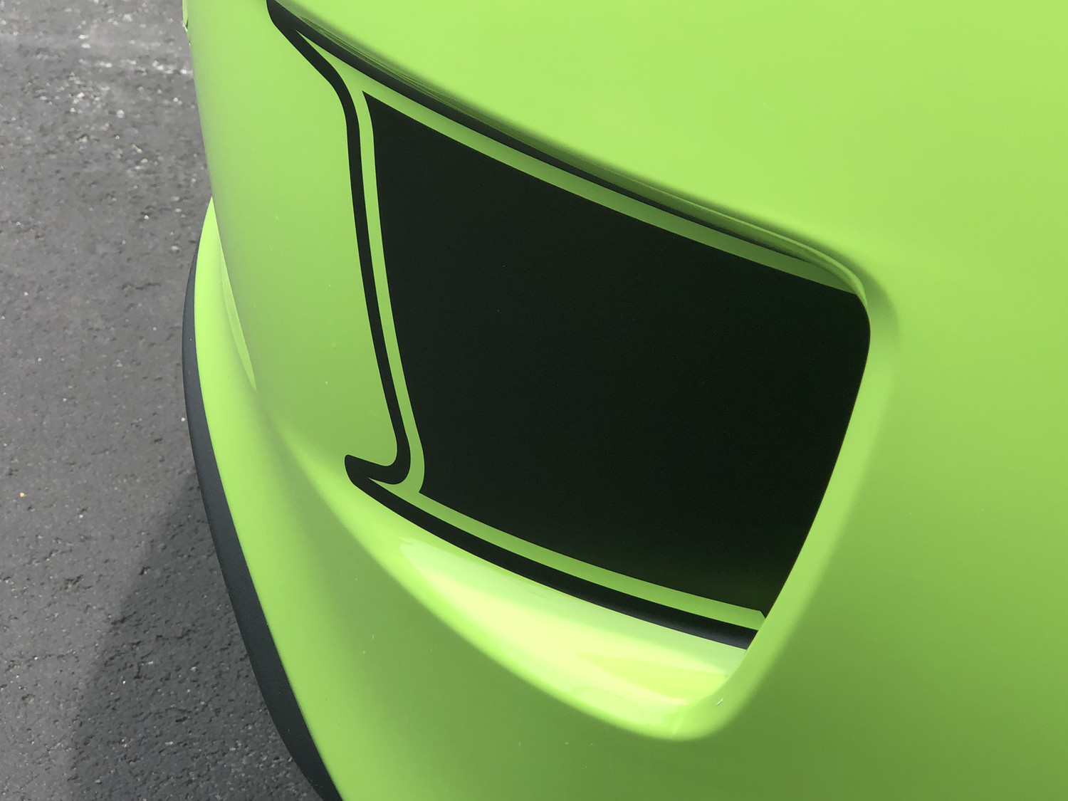 2015 - 2019 Dodge Charger SRT Hellcat Daytona RT Scat Pack Bumper Vent Blackout Graphics