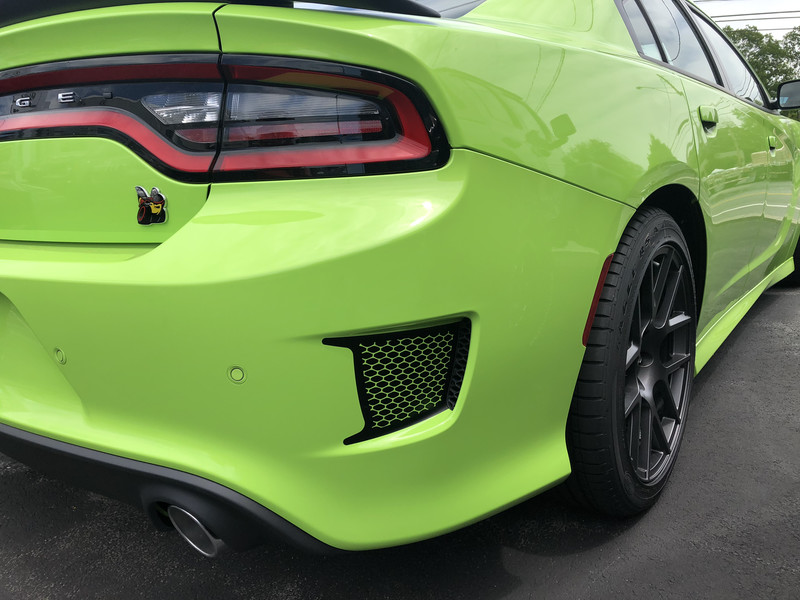 2015 - 2019 Dodge Charger SRT Hellcat Daytona RT Scat Pack Bumper Vent Blackout Graphics