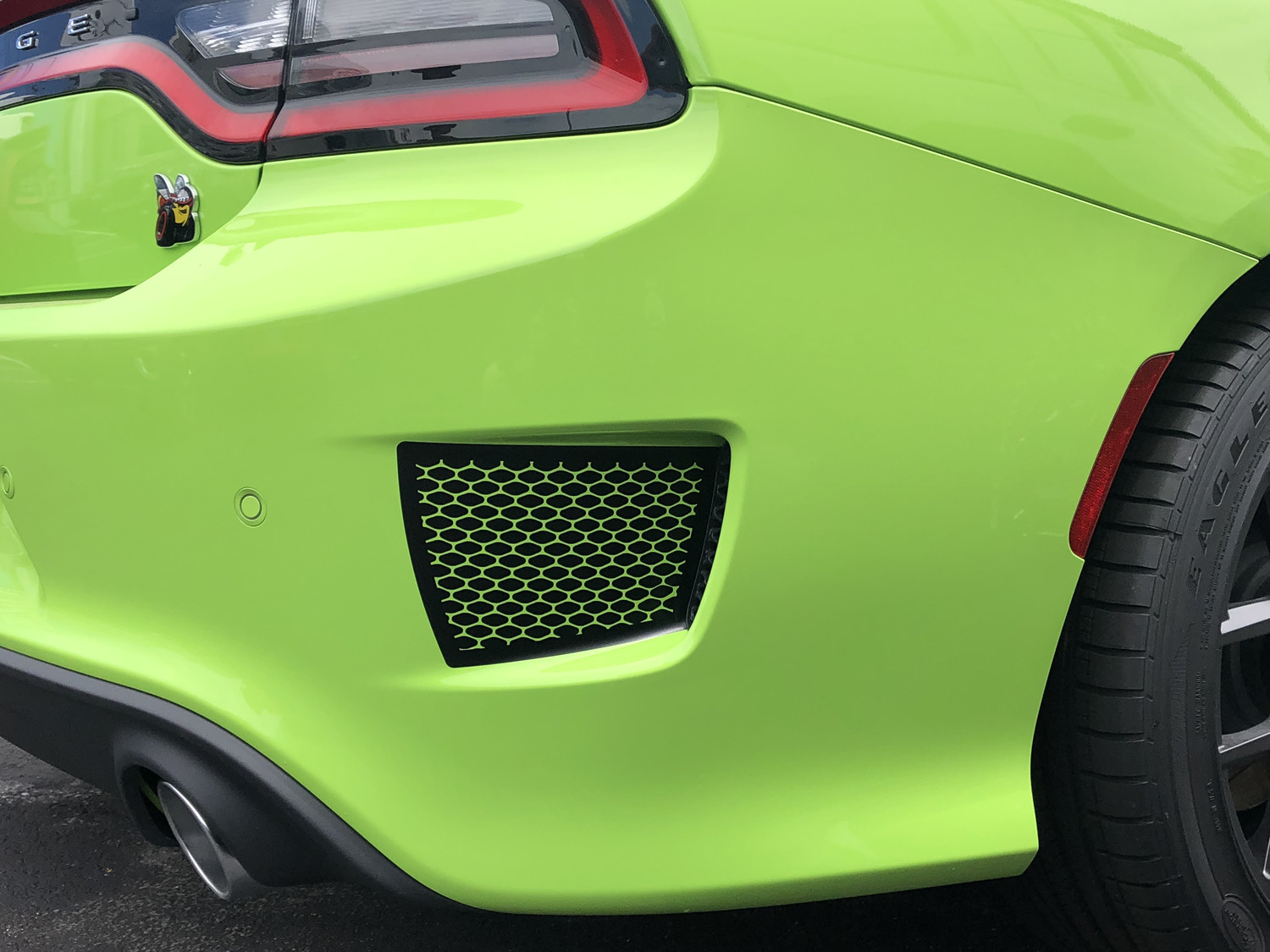 2015 - 2019 Dodge Charger SRT Hellcat Daytona RT Scat Pack Bumper Vent Blackout Graphics