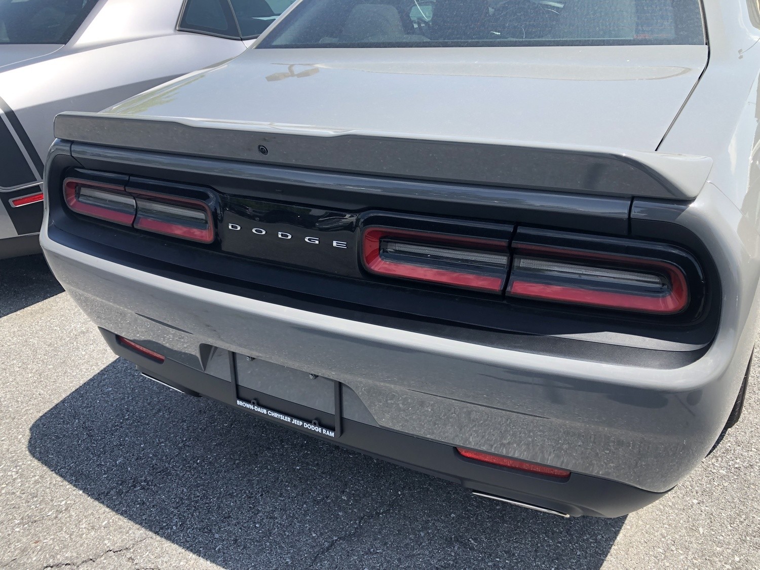 2015 - Up Dodge Challenger RT SXT GT Hellcat Bumper Blackout Decals Front and Rear Kit