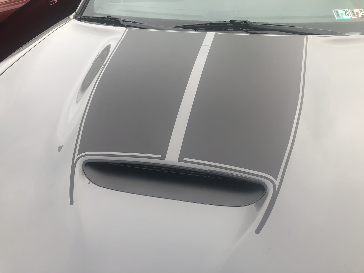 2015 - Up Dodge Charger SRT Hellcat RT GT Scat Pack 6 Piece Hood/Trunk/Spoiler Rally Stripes