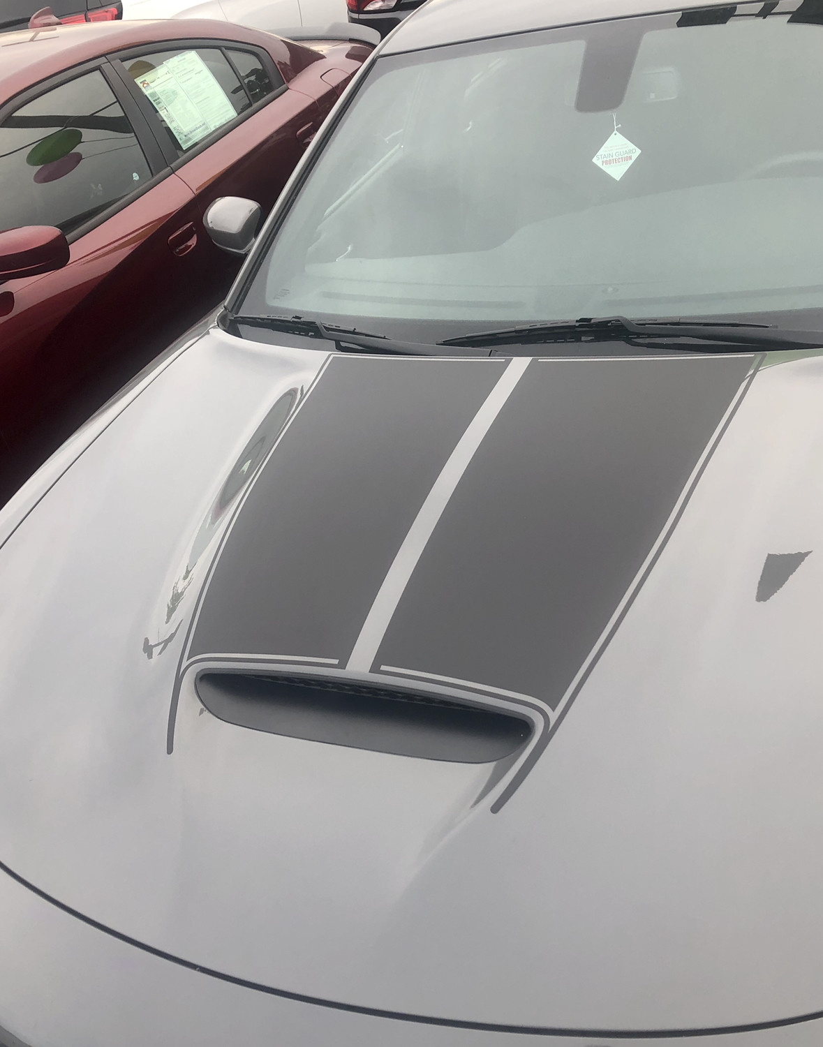 2015 - Up Dodge Charger SRT Hellcat RT GT Scat Pack 6 Piece Hood/Trunk/Spoiler Rally Stripes