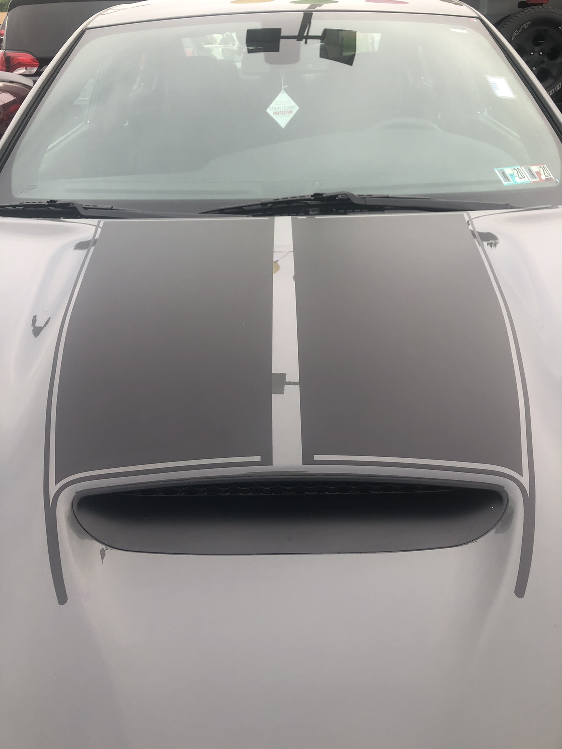 2015 - Up Dodge Charger SRT Hellcat RT GT Scat Pack 6 Piece Hood/Trunk/Spoiler Rally Stripes