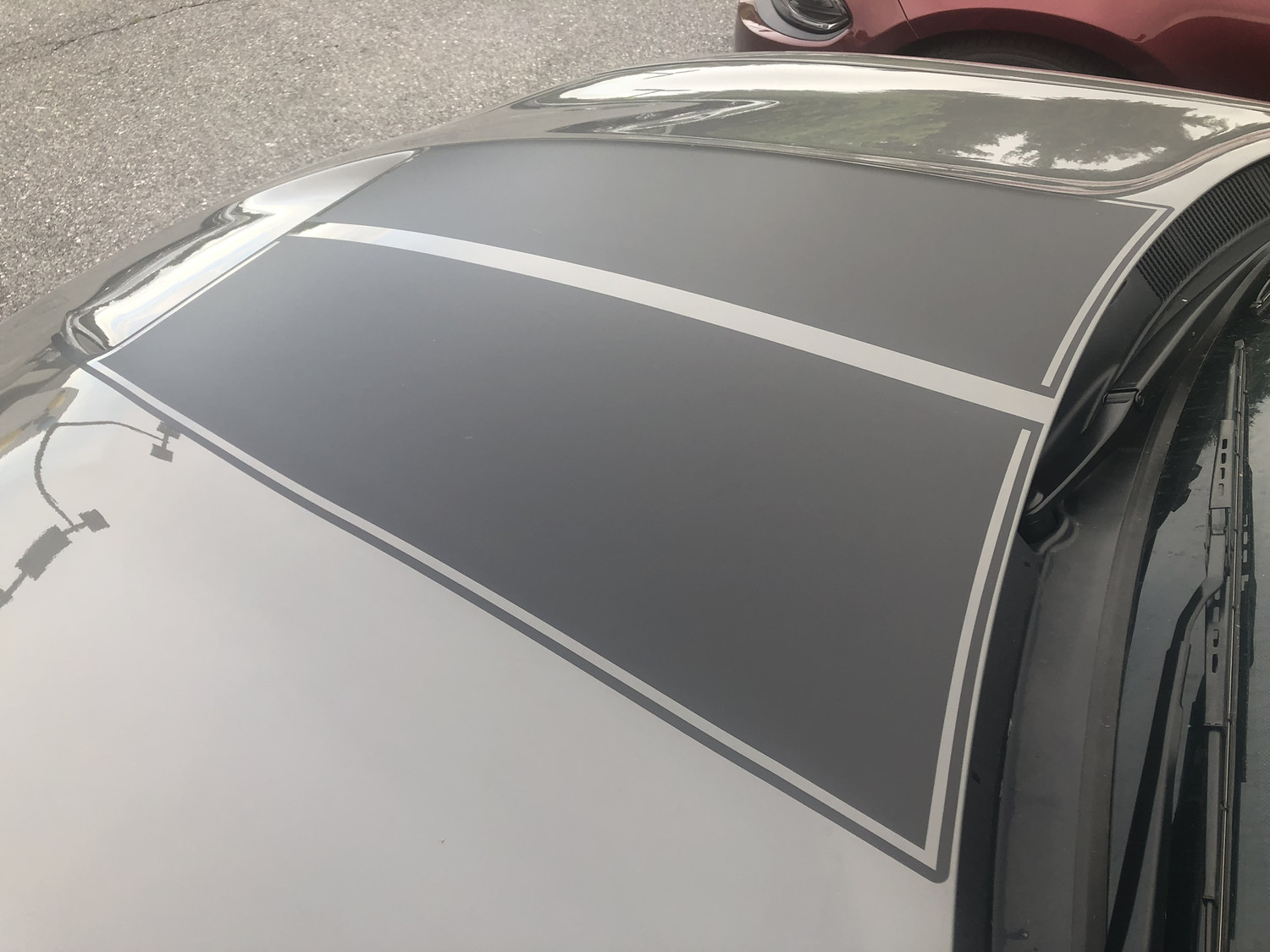 2015 - Up Dodge Charger SRT Hellcat RT GT Scat Pack 6 Piece Hood/Trunk/Spoiler Rally Stripes