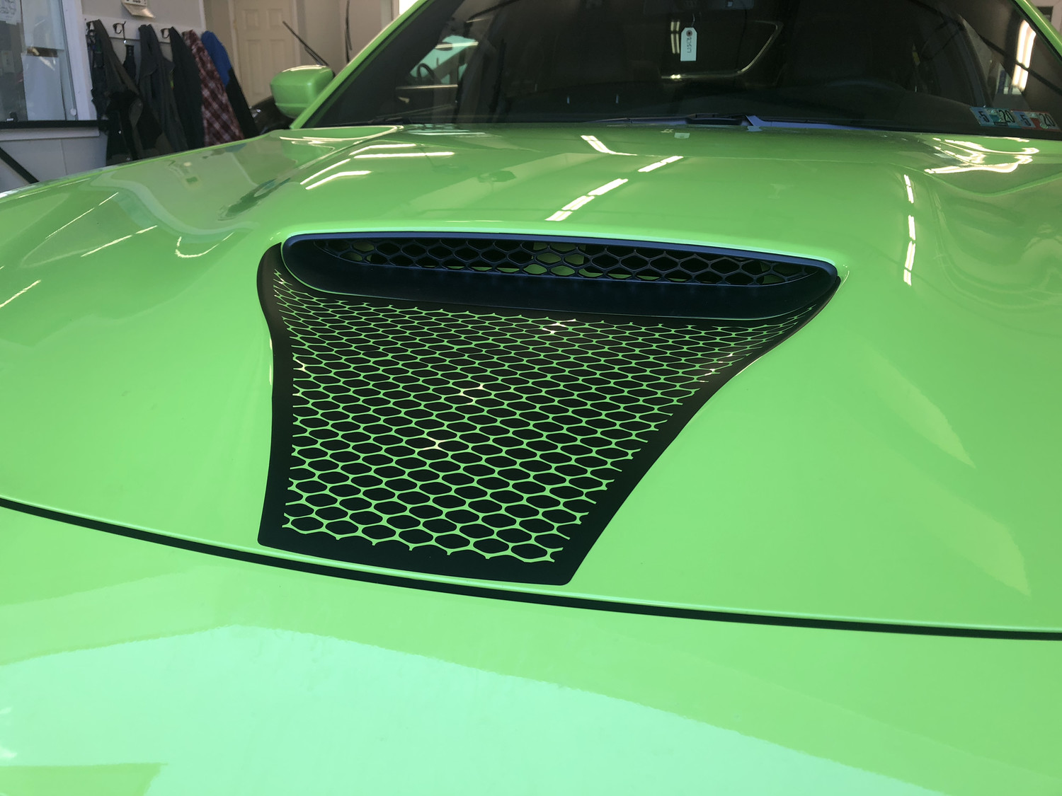 2015 - up Dodge Charger SRT Hellcat RT GT Scat Pack Daytona Hood Scoop Blackout Graphics