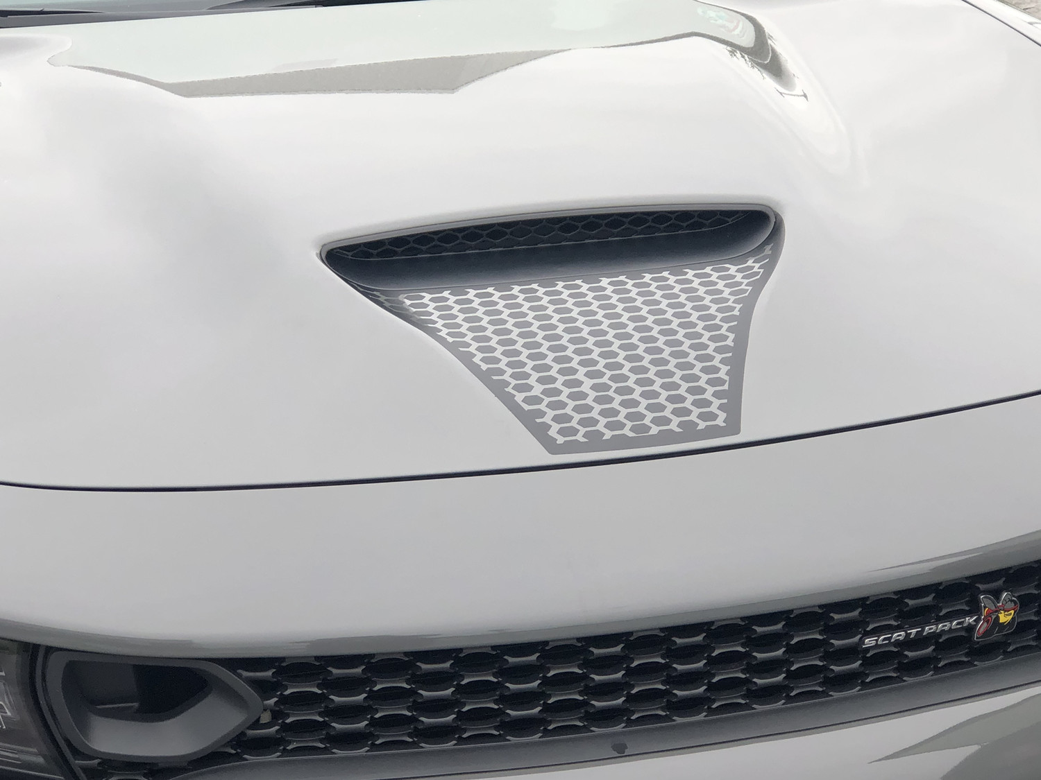 2015 - up Dodge Charger SRT Hellcat RT GT Scat Pack Daytona Hood Scoop Blackout Graphics