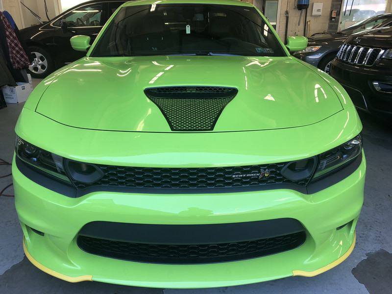 2015 - up Dodge Charger SRT Hellcat RT GT Scat Pack Daytona Hood Scoop Blackout Graphics