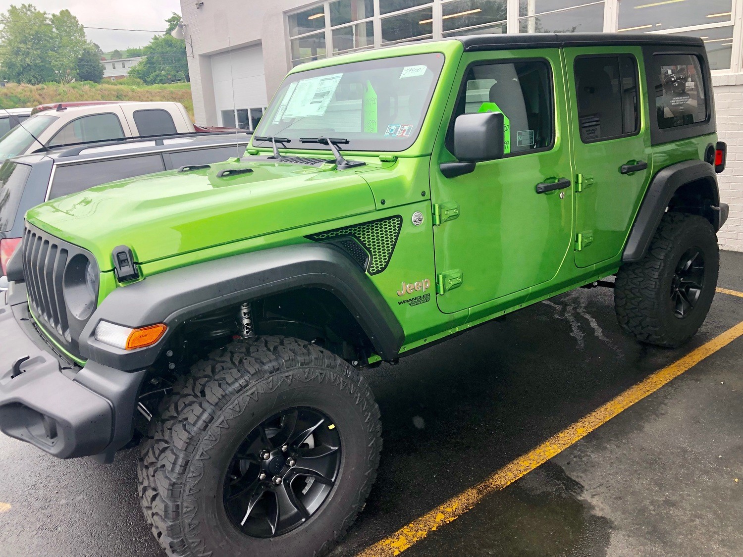 2018 - up Jeep Gladiator JT Wrangler JL JLU Gravity Style Fender Vent Blackout Vinyl Graphics