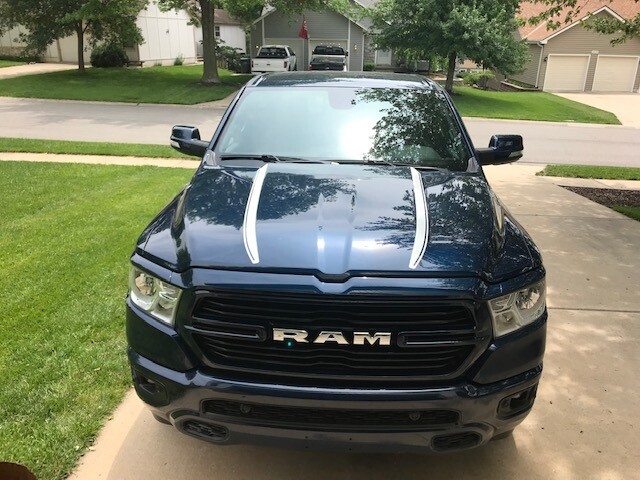 2019 - Up Dodge Ram Hood Side Spear Decals