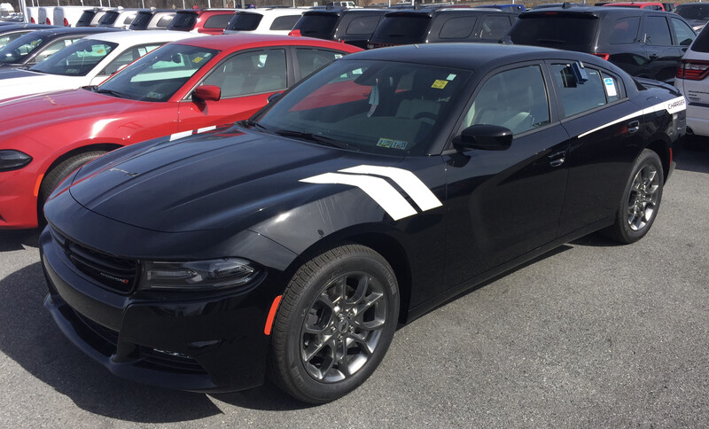 2006 - Up Dodge Charger Hood to Fender Stripes