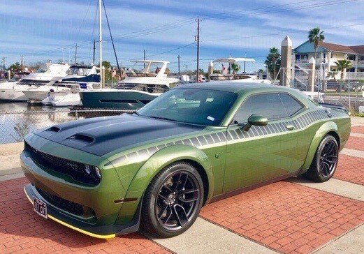 2008 - Up Dodge Challenger Gen 2 AAR Style Full Upper Strobe Stripes