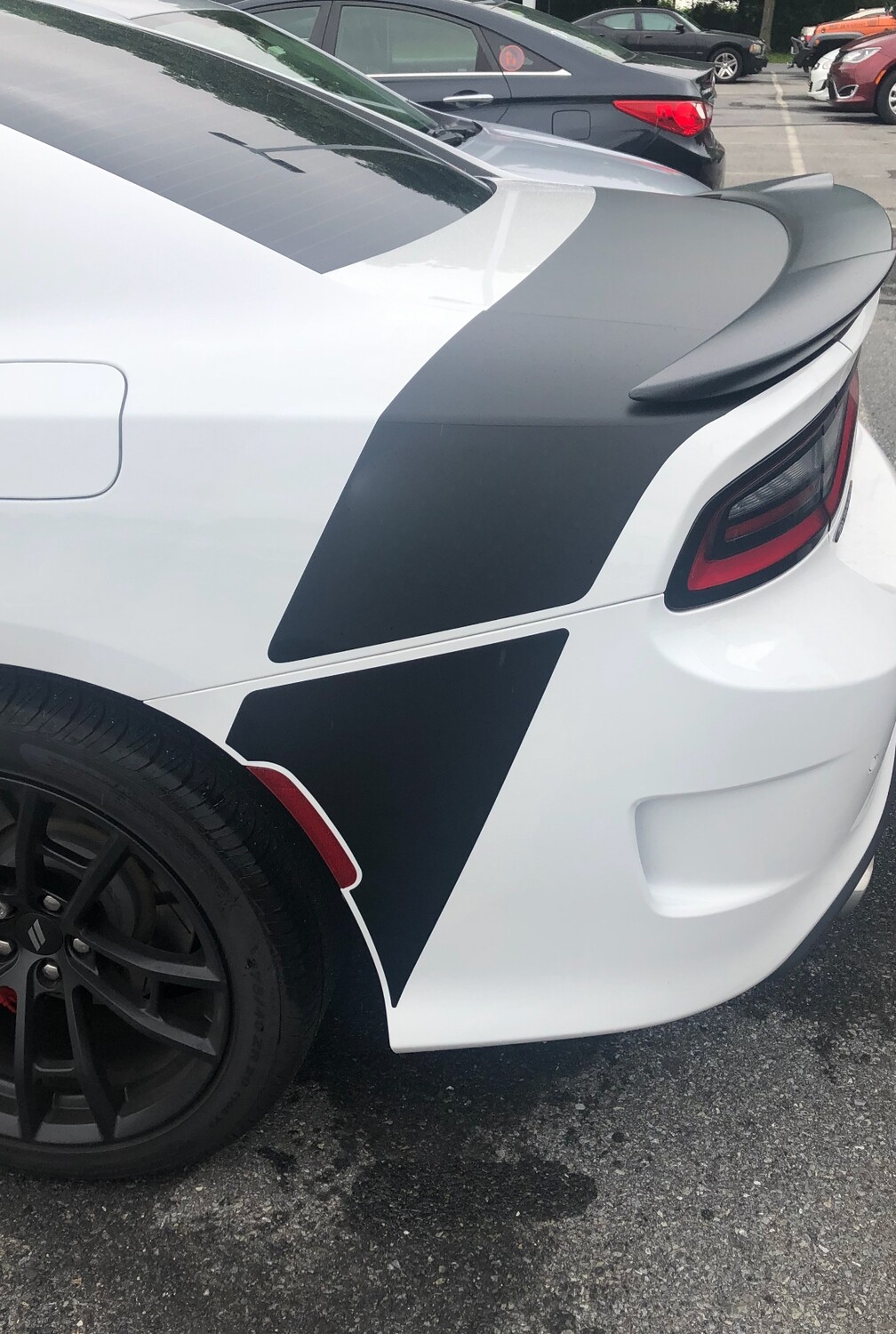 2015 - Up Dodge Charger Daytona Swinger Style Tail Stripe Kit with Lower Extensions