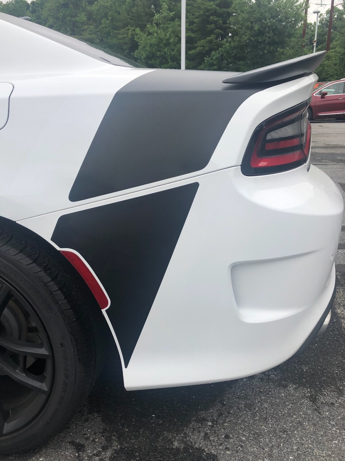 2015 - Up Dodge Charger Daytona Swinger Style Tail Stripe Kit with Lower Extensions