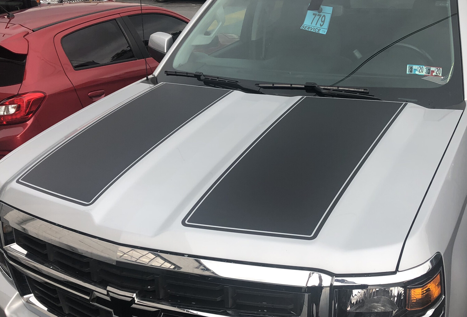 2014 - 2015 Silverado Factory Style Rally Edition Stripes