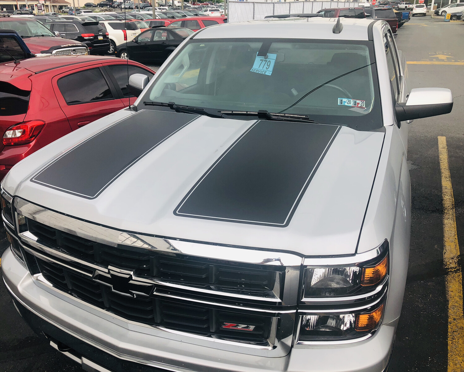 2014 - 2015 Silverado Factory Style Rally Edition Stripes