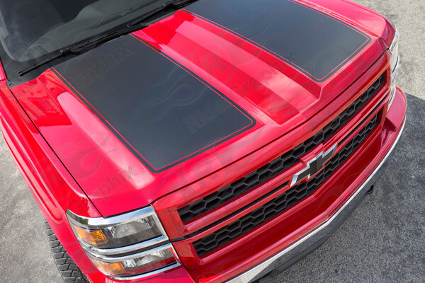 2014 - 2015 Silverado Factory Style Rally Edition Stripes