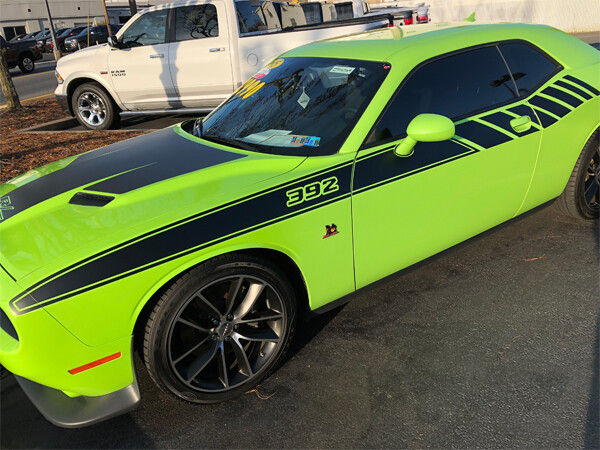 2008 - Up Dodge Challenger "2015 Drag Pak Style" Side Stripes