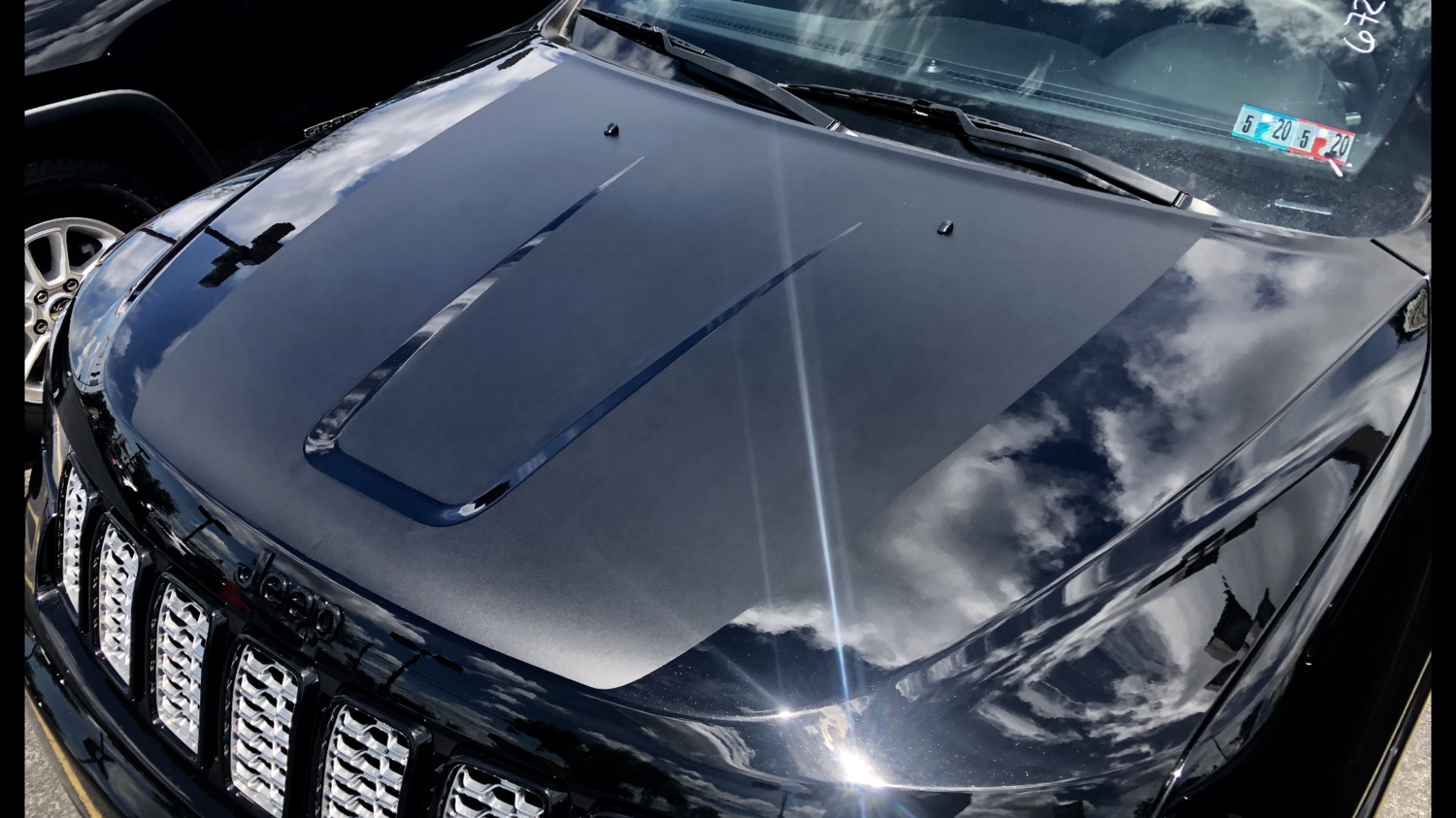 2011 - Up Jeep Grand Cherokee Trailhawk Style Hood Blackout Graphics