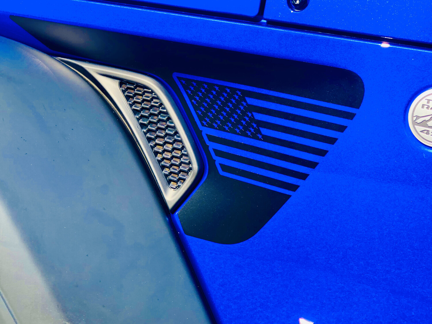 2018 - up Jeep Gladiator JT Wrangler JL JLU Gravity Style Fender Vent Blackout Vinyl Graphics