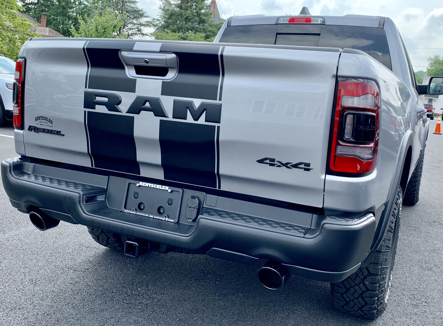 2019 - Up Ram 1500 Rebel / Sport Hood and Tailgate Rally Stripe Kit-EBspecial