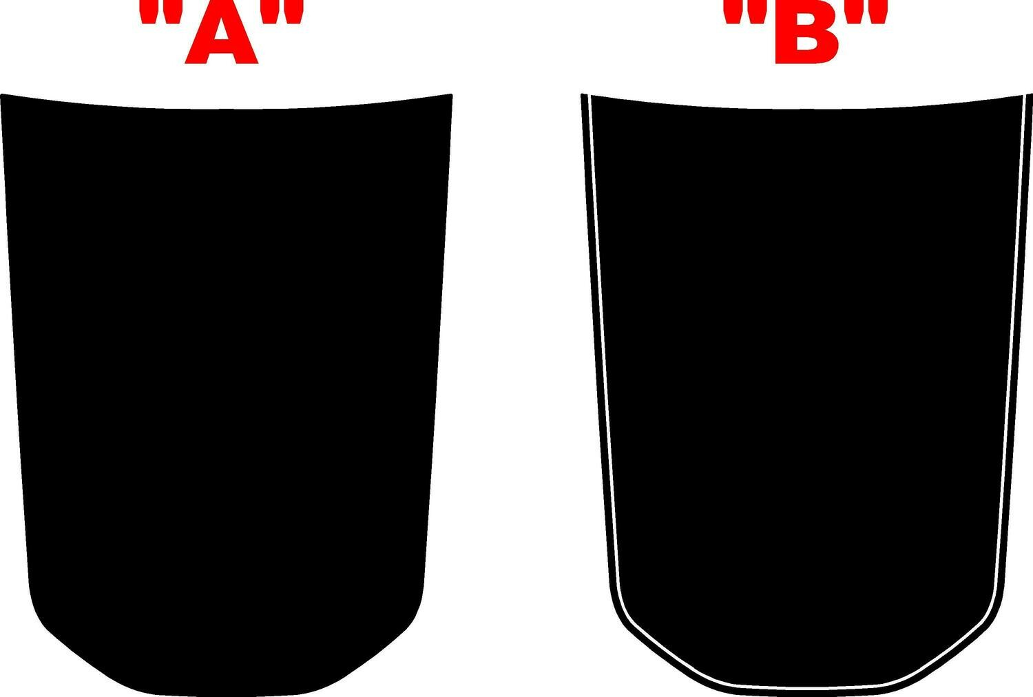 2019 - Up Ram 2500HD 3500HD Power Wagon Style Hood Decal Graphics