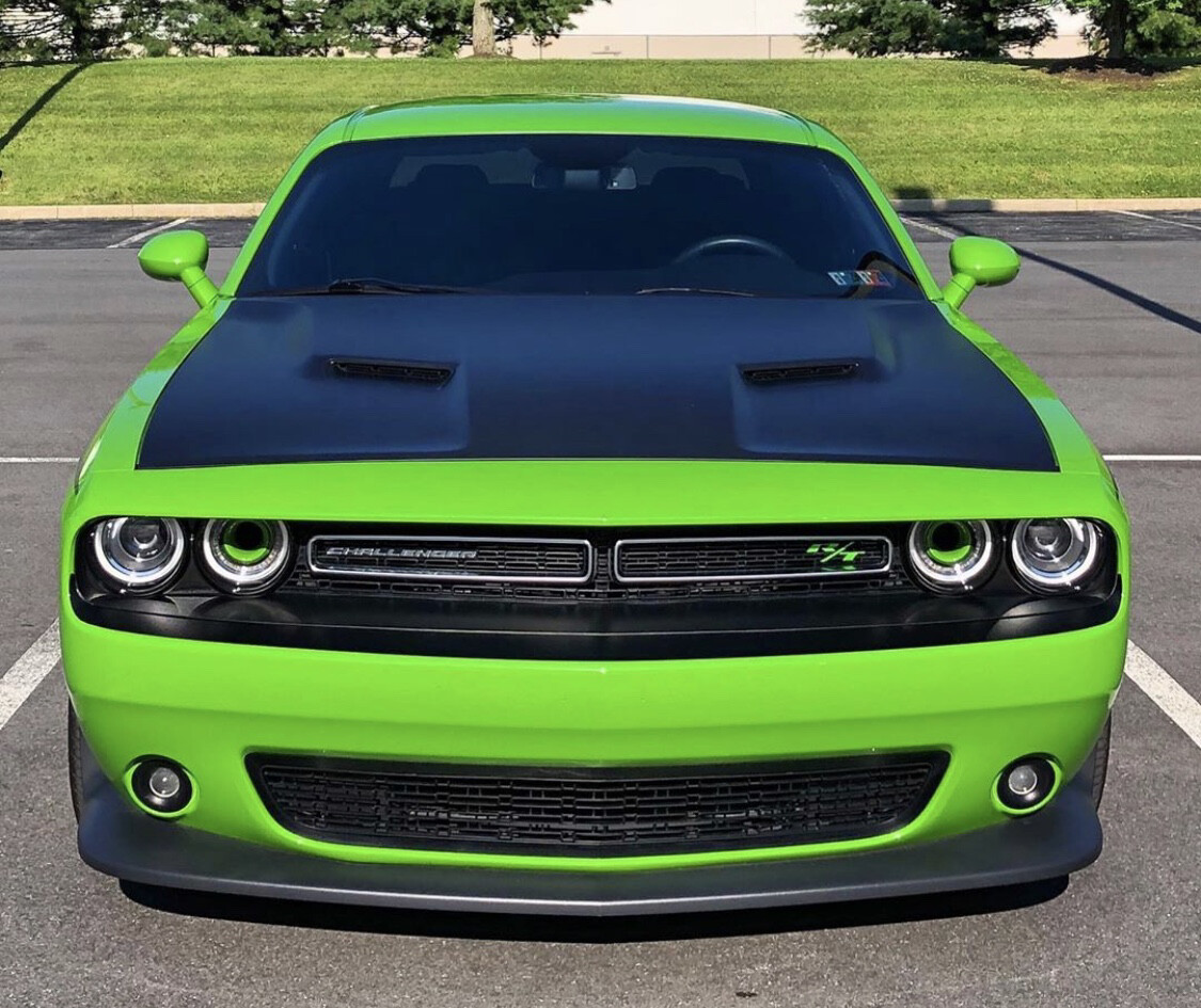 2015 - Up Dodge Challenger RT SXT GT Hellcat Bumper Blackout Decals Front and Rear Kit