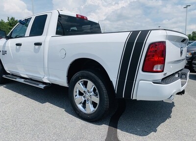 2009 - 2021 Classic Dodge Ram Bedside Tail Bumblebee Stripes
