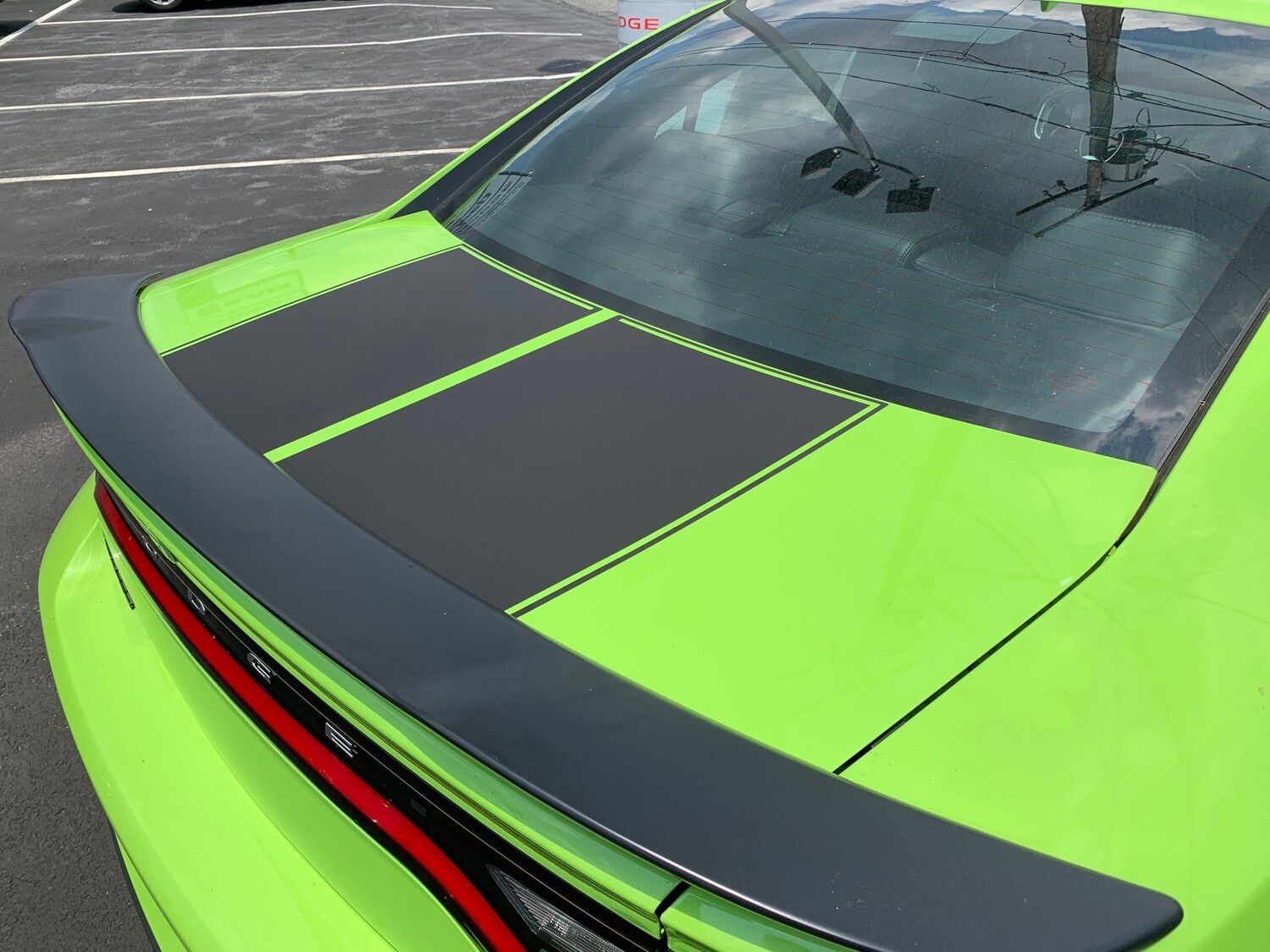 2015 - Up Dodge Charger SRT Hellcat RT GT Scat Pack 6 Piece Hood/Trunk/Spoiler Rally Stripes