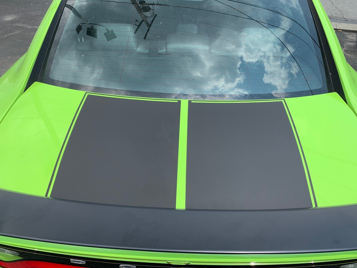 2015 - Up Dodge Charger SRT Hellcat RT GT Scat Pack 6 Piece Hood/Trunk/Spoiler Rally Stripes