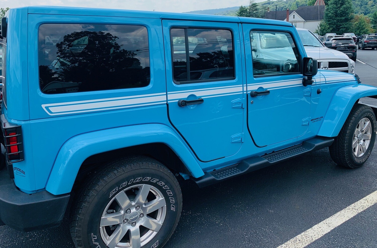 2007 - 2018 Jeep Wrangler JK JKU "Chief " Style Side Stripes