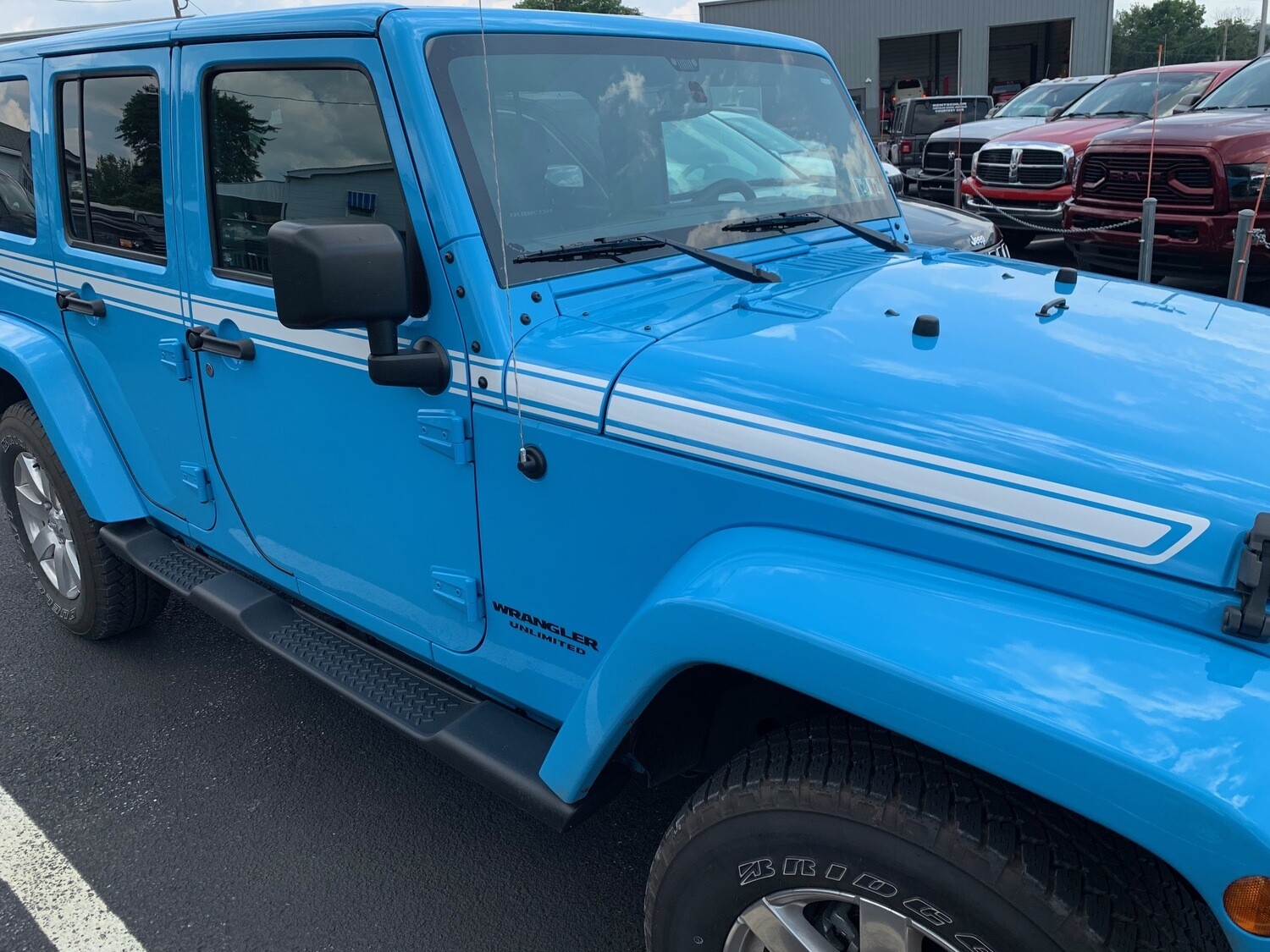 2007 - 2018 Jeep Wrangler JK JKU "Chief " Style Side Stripes