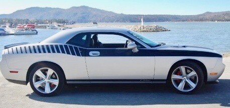 2008 - Up Dodge Challenger Full Body Length Upper Side Stripes