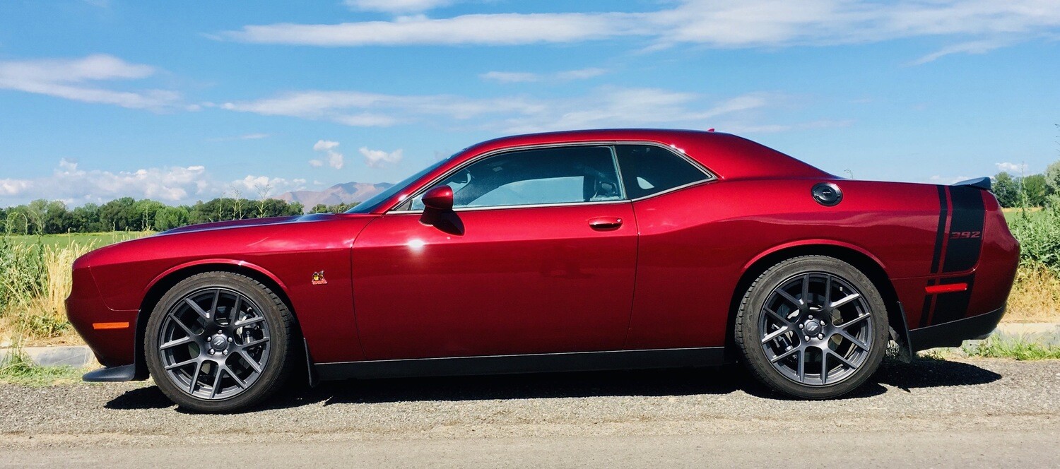 2008 - Up Dodge Challenger Scat Pack Style Tail Stripes