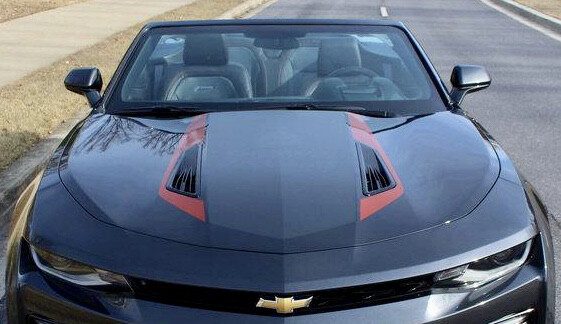 2016 - 2018 Chevrolet Camaro 50th Anniversary Style Rally Stripe Kit-Hardtop Version