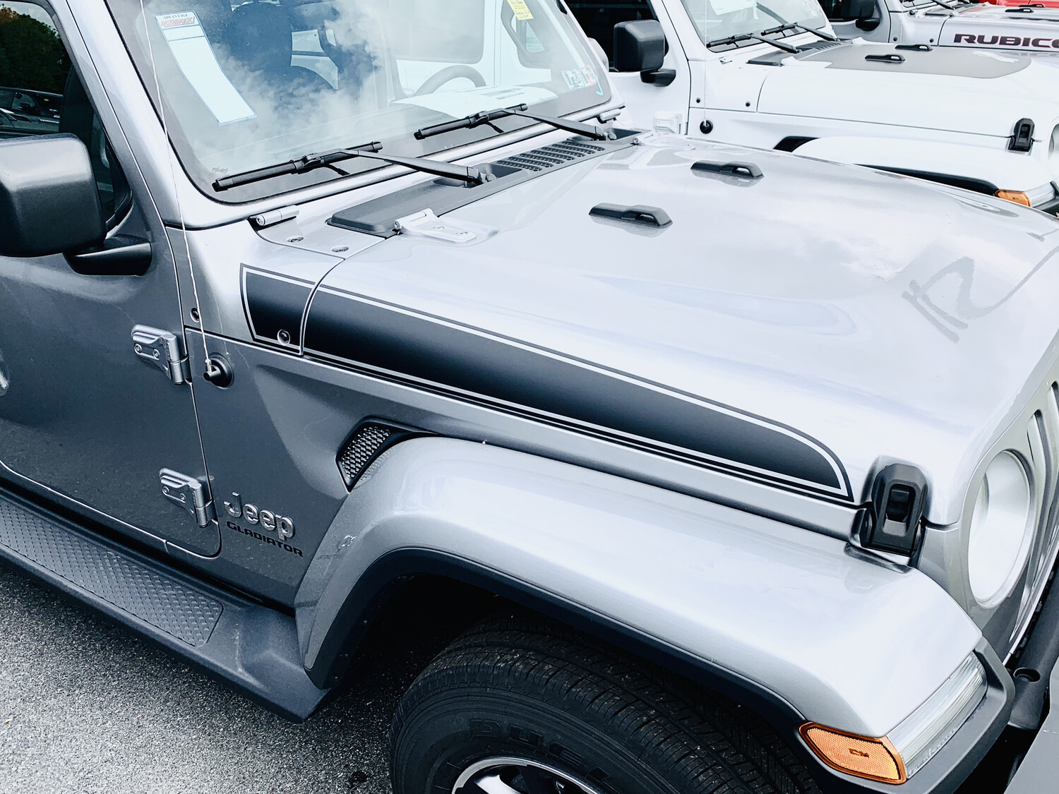 Jeep Gladiator JT Wrangler JL JLU Rubicon Hood Spear Graphics