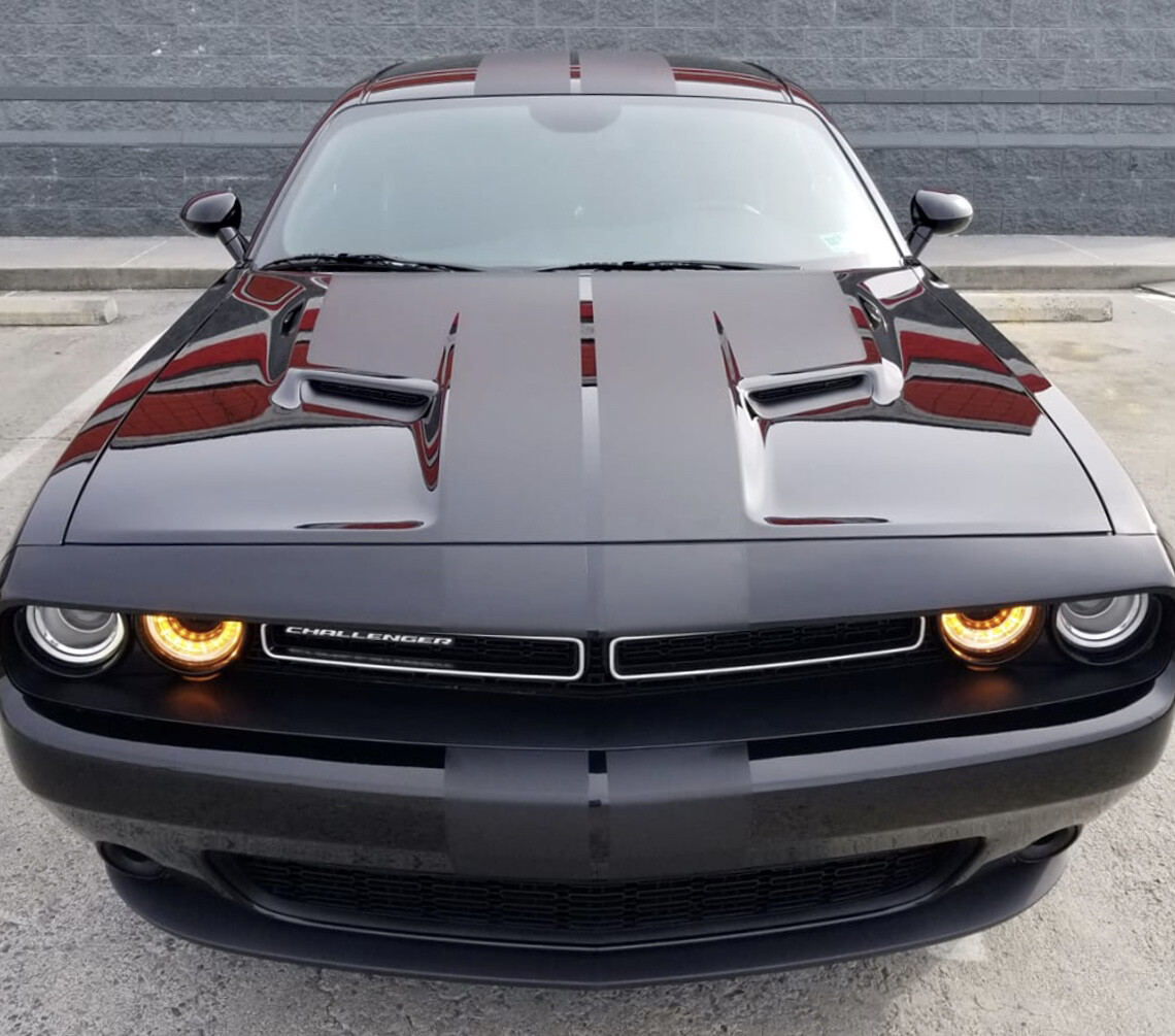 2015 - Up Dodge Challenger 16 piece Rally Stripe Decal Kit