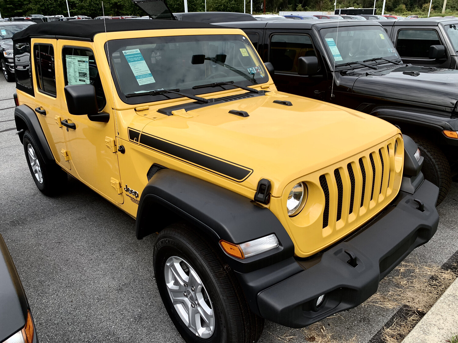 Jeep Gladiator JT Wrangler JL JLU Rubicon Straight Hood Spear Graphics