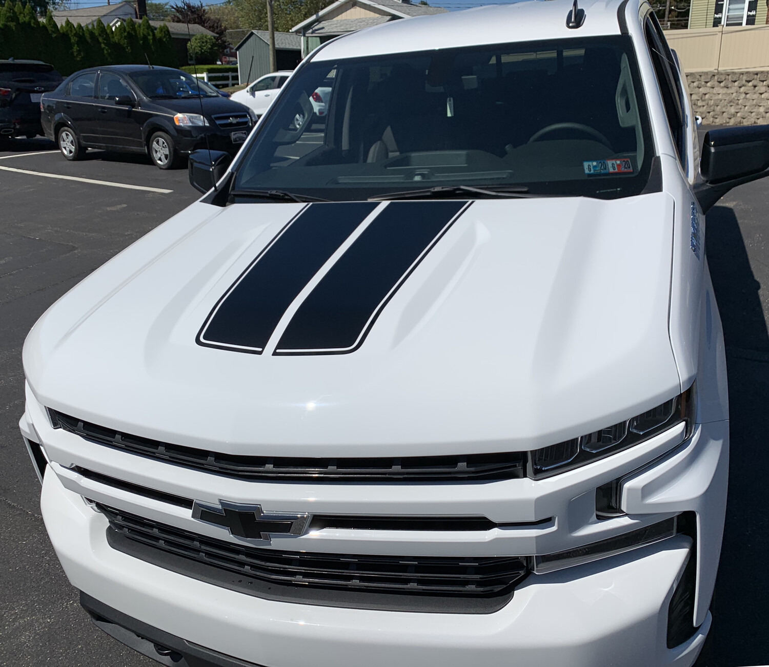 2019 - Up Silverado 1500 Hood Stripes
