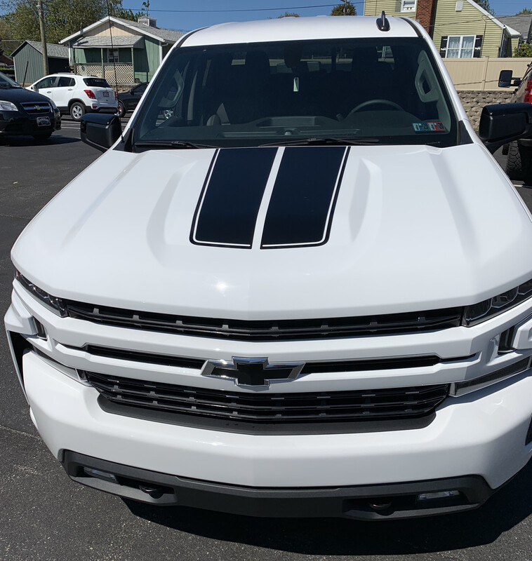 2019 - Up Silverado 1500 Hood Stripes