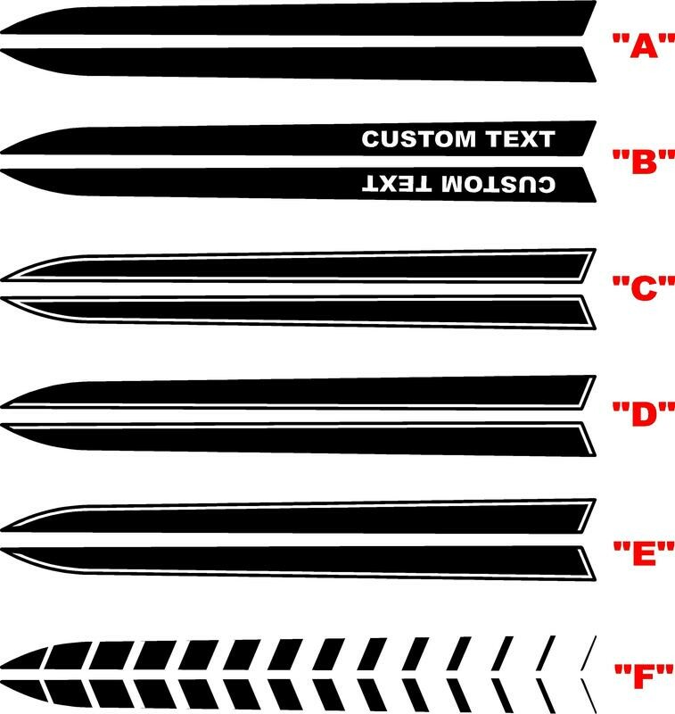 2020 Jeep Gladiator JT Bed Spear Graphics