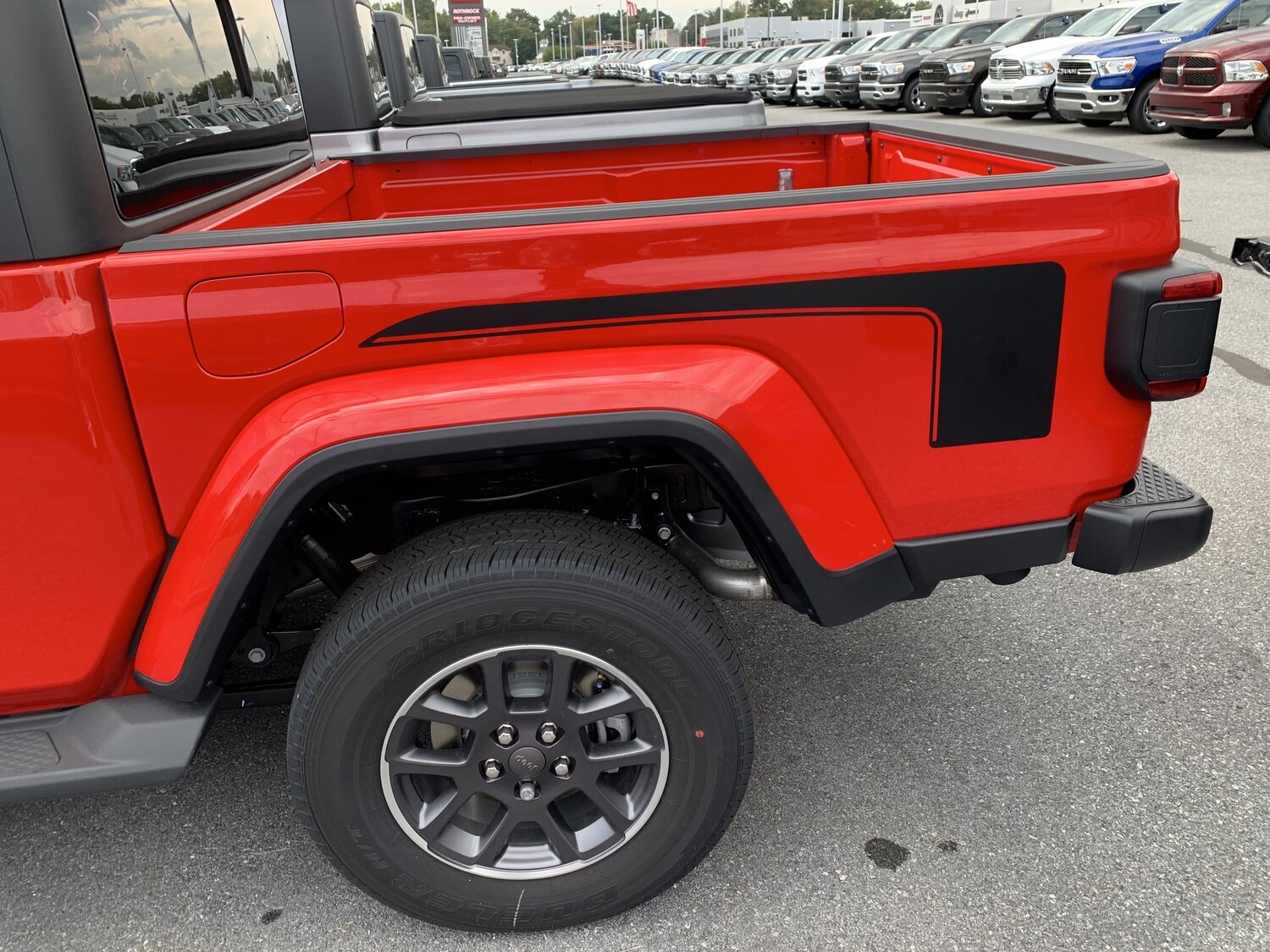 2020 Jeep Gladiator JT Bed Gen 1 Hockey Stripe Graphics