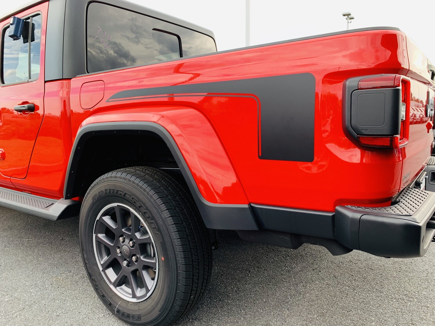 2020 Jeep Gladiator JT Bed Gen 1 Hockey Stripe Graphics