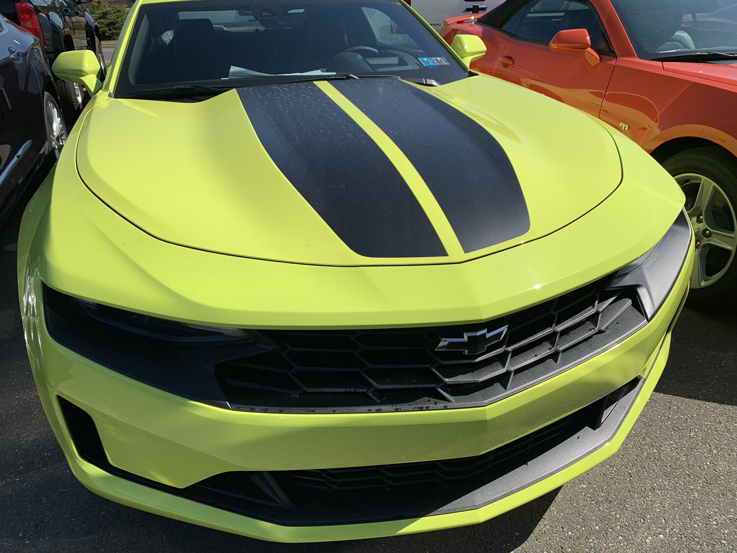 2019 - up Camaro Coupe Factory Style Dual Rally Stripes SS RS LT V8 V6 Turbo 4