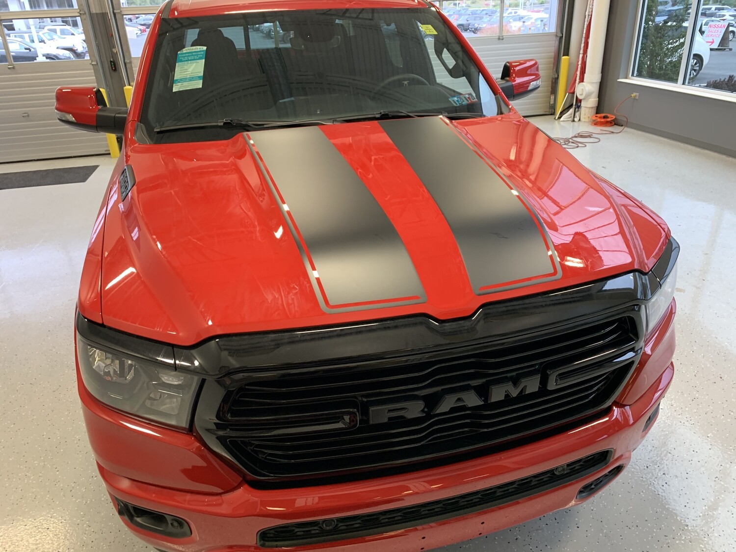 2019 - Up Ram 1500 Standard Hood Decal Graphics