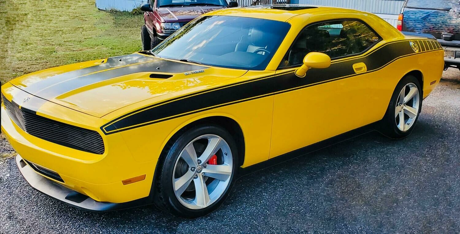 2008 - Up Dodge Challenger Full Body Length Upper Side Stripes