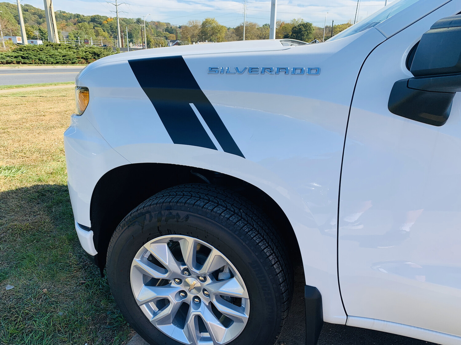2019 - Up Silverado 1500 Fender Hash Mark Vinyl Graphics