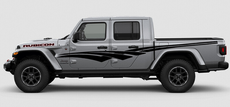 Jeep Gladiator JT Extra Large Side Checkmark 1 Style Vinyl Graphics