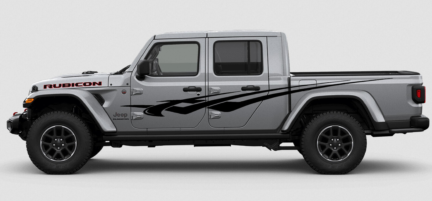 Jeep Gladiator JT Extra Large Side Checkmark 2 Style Vinyl Graphics
