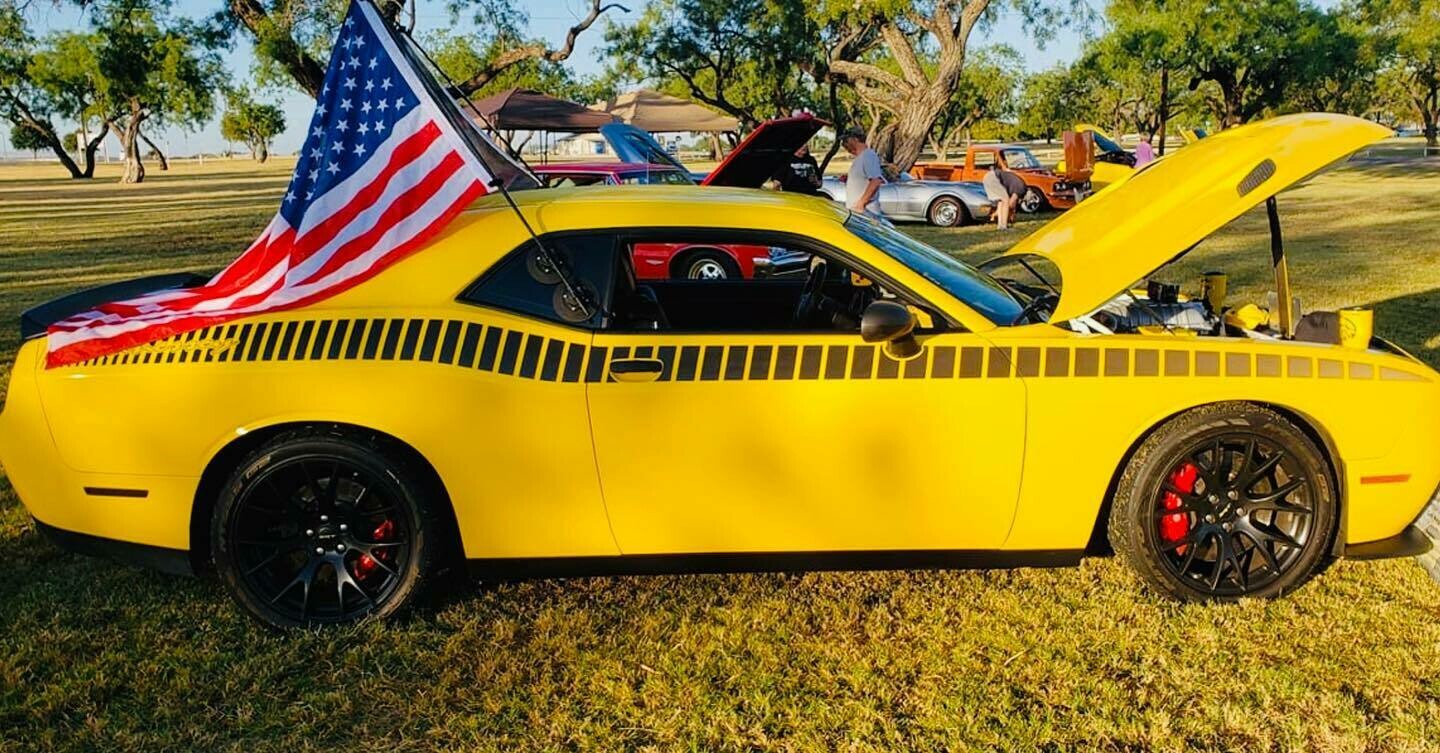 2008 - Up Dodge Challenger Gen 2 AAR Style Full Upper Strobe Stripes